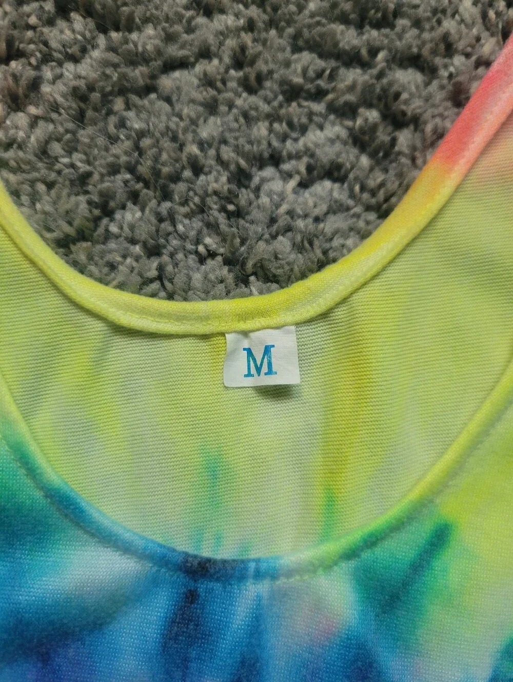 Girls' Neon Tie-Dye Fringe Dress Swimsuit Cover-up Mazatlán Size 4T